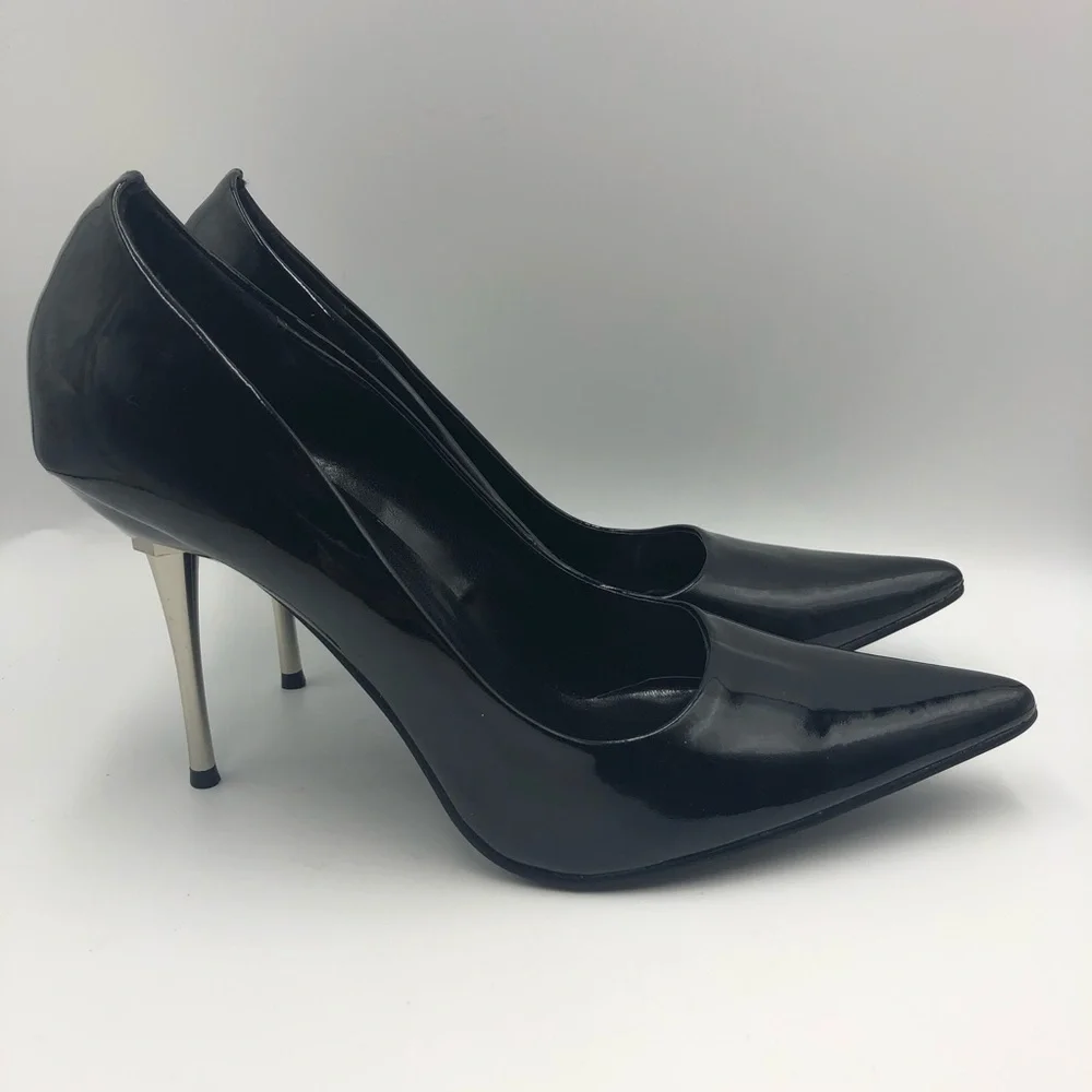 Highest Heel Collection Women's Black Patent Pump